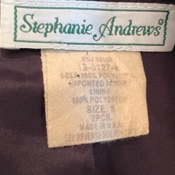Stephanie Andrews Women's Skirt 8 Purple - Picture 13 of 13